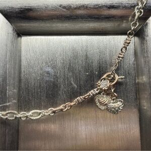 Premier Designs Silver Heart Charm Necklace